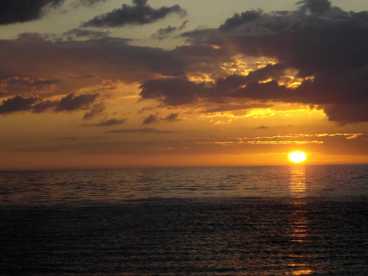Beach sunset in Bali